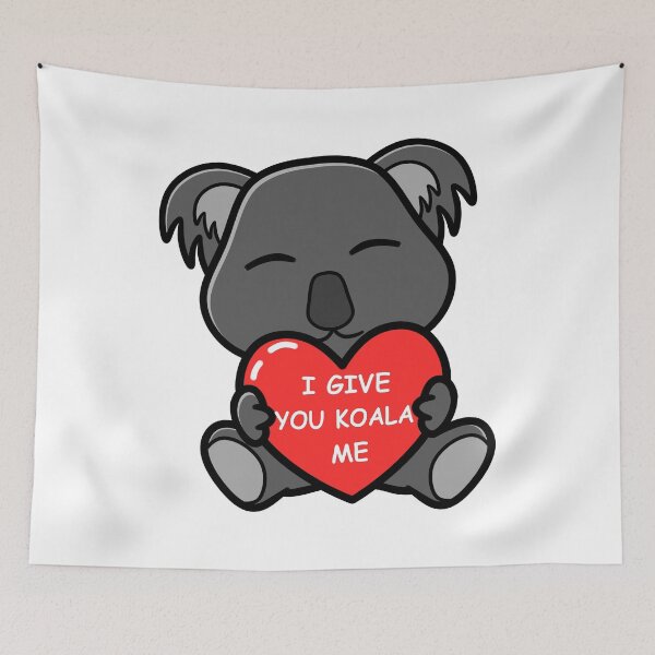 Item preview, Koalified Valentine Cute Koala Valentine Funny Pun designed and sold by eucagarland.