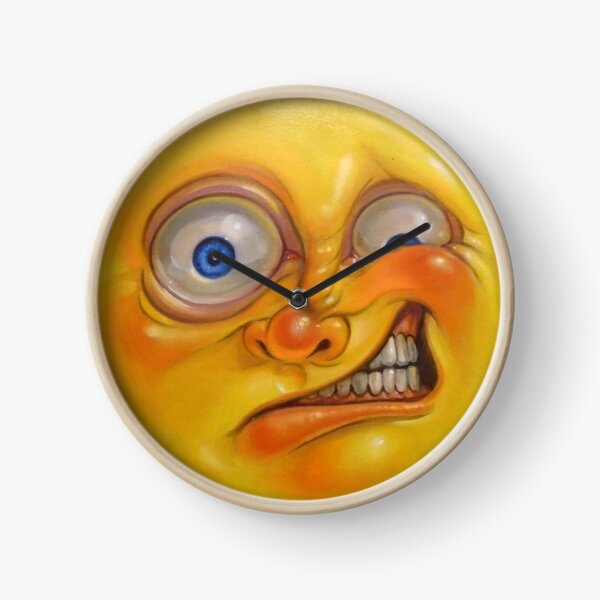Yellow Jelly Head Clock