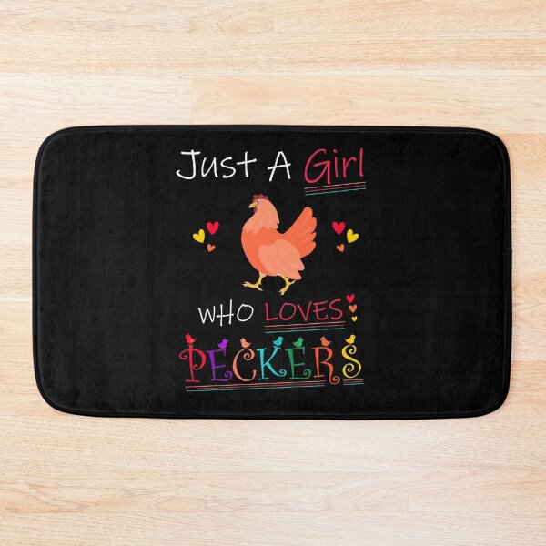 Item preview, Just A Girl Who Loves Peckers designed and sold by PRINTED ..