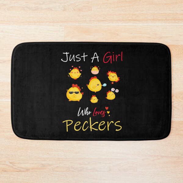 Item preview, Just A Girl Who Loves Peckers designed and sold by PRINTED ..