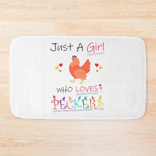 Item preview, Just A Girl Who Loves Peckers designed and sold by PRINTED ..