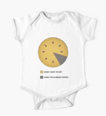 Kuchen-Diagramm! Baby Body Kurzarm