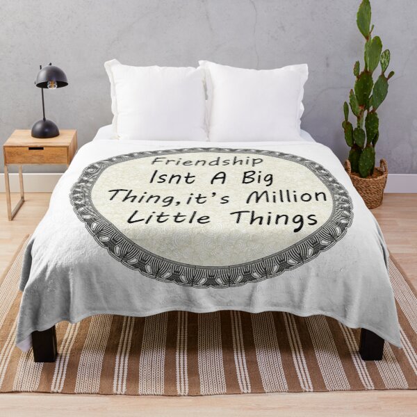 Item preview, Friendship Isn't A Big Thing Million Little Things designed and sold by merchfun2.