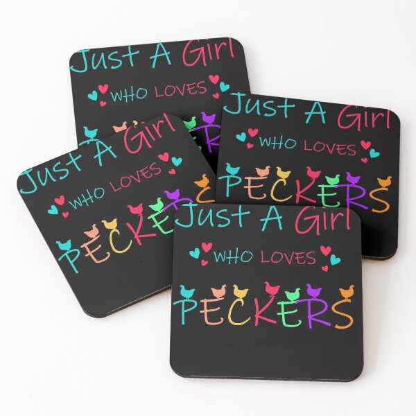 Item preview, Just A Girl Who Loves Peckers designed and sold by PRINTED ..