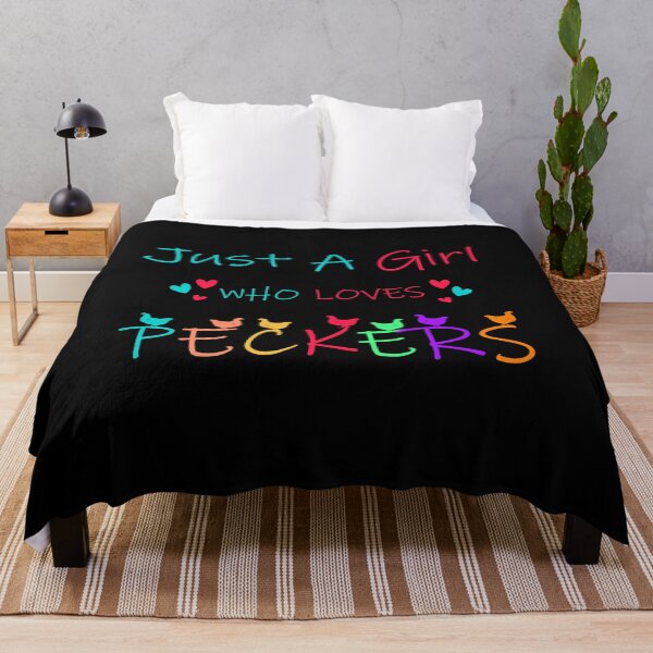 Item preview, Just A Girl Who Loves Peckers designed and sold by PRINTED ..
