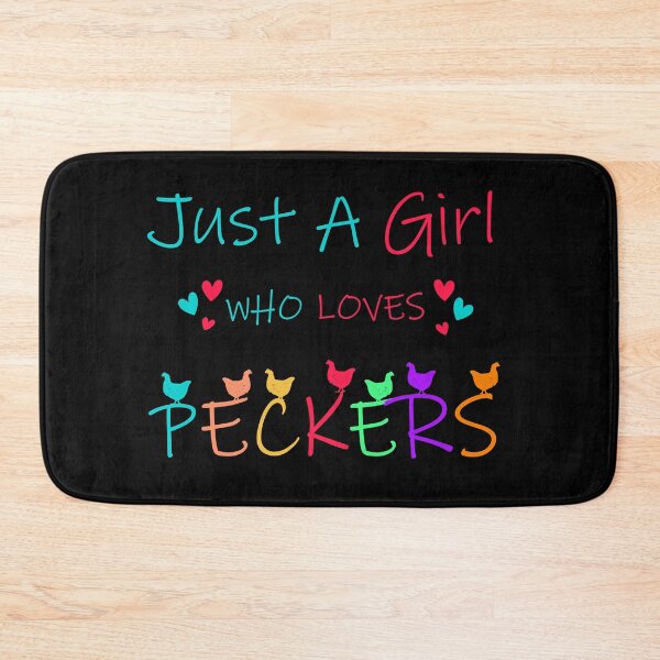 Item preview, Just A Girl Who Loves Peckers designed and sold by PRINTED ..