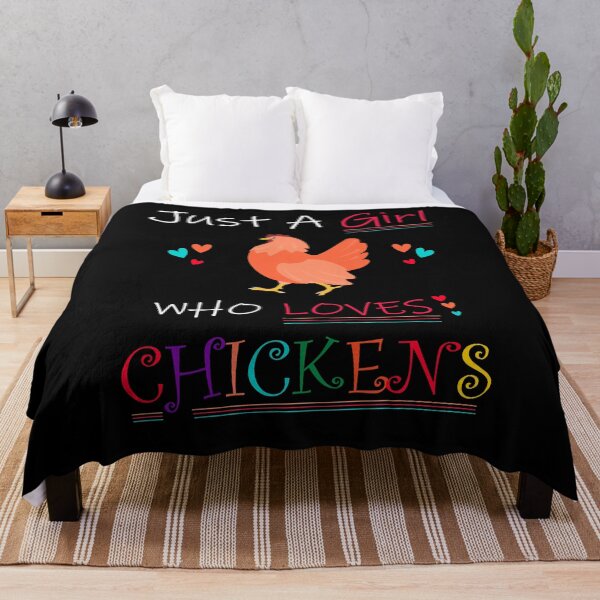 Item preview, Just A Girl Who Loves Chickens designed and sold by PRINTED ..