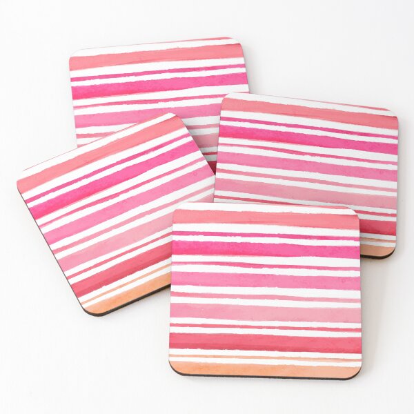 Item preview, Watercolor Pink Brushes Strokes designed and sold by della95.