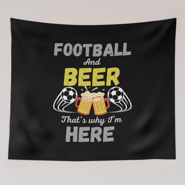 Item preview, Football and beer that’s why I’m here designed and sold by Kpnuts1.