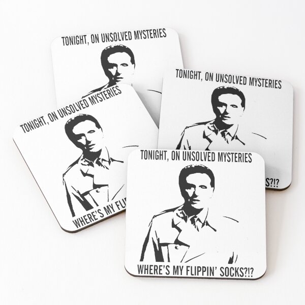Item preview, tonight wheres my flippin socks unsolved mysteries television show art gift designed and sold by pearlandchurch.