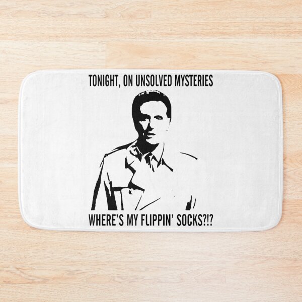 Item preview, tonight wheres my flippin socks unsolved mysteries television show art gift designed and sold by pearlandchurch.