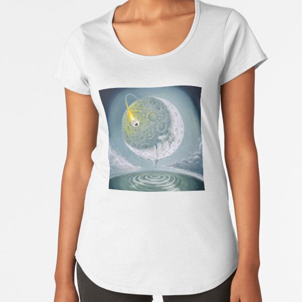 Freak Out in a Man-in-the-Moonage Daydream Premium Scoop T-Shirt