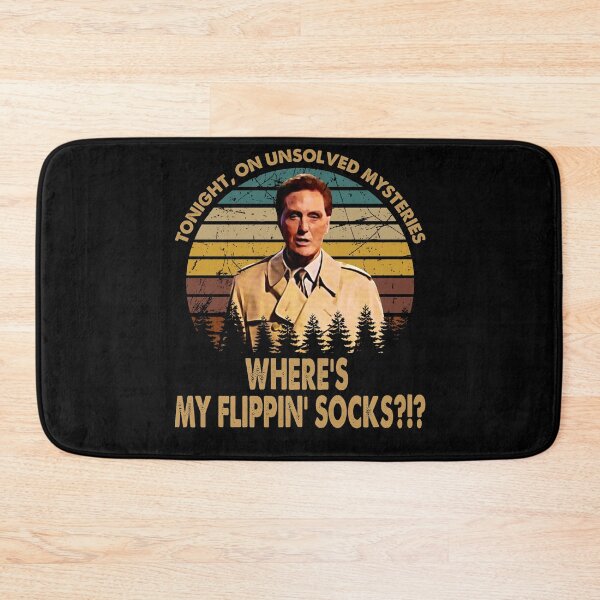 Item preview, retro my flipping socks unsolved mysteries television show art gift designed and sold by pearlandchurch.