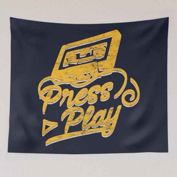 Item preview, Press Play On Tape - Retro Casette Tape designed and sold by JordanHolmes.