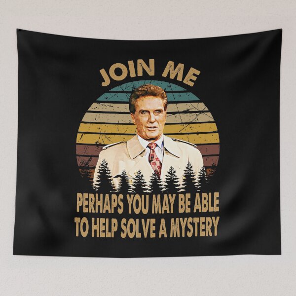 Item preview, vintage perhaps you may be able unsolved mysteries television show art gift designed and sold by pearlandchurch.