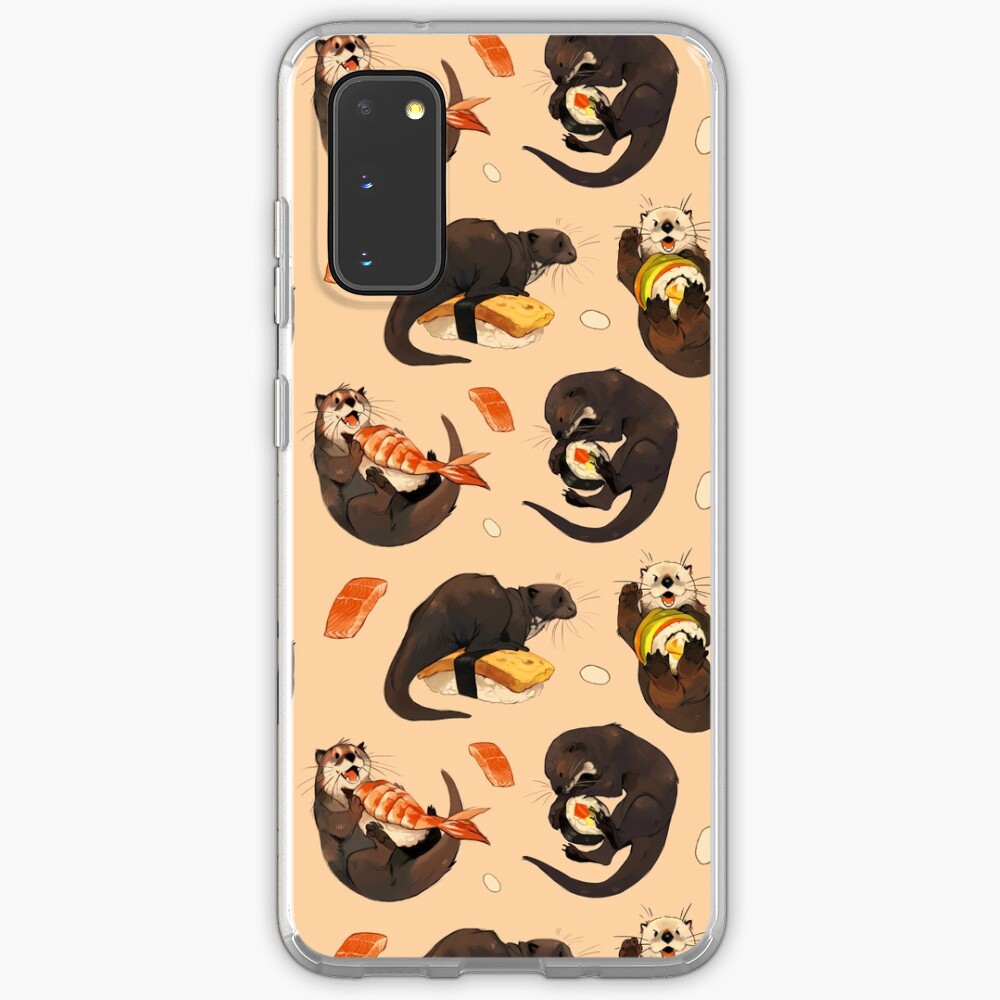 Tiny otters and their sushi Case & Skin for Samsung Galaxy