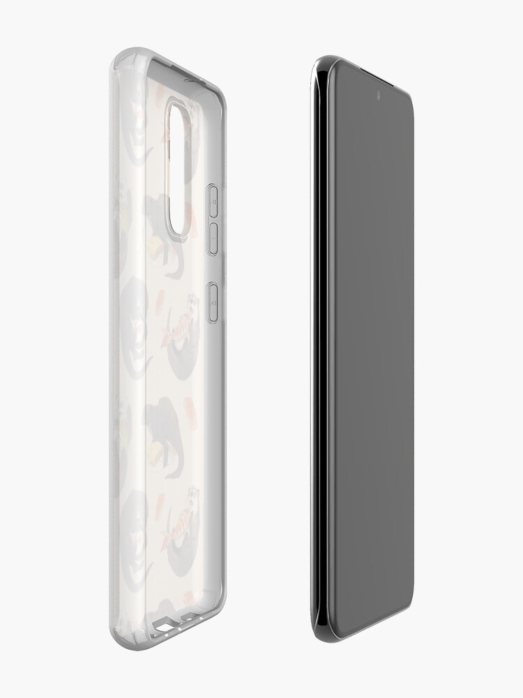Alternate view of Tiny otters and their sushi Case & Skin for Samsung Galaxy