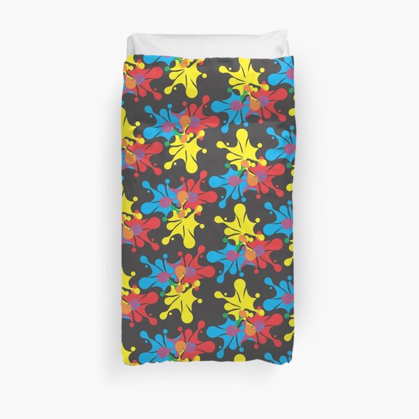 Primary Splash Duvet Cover