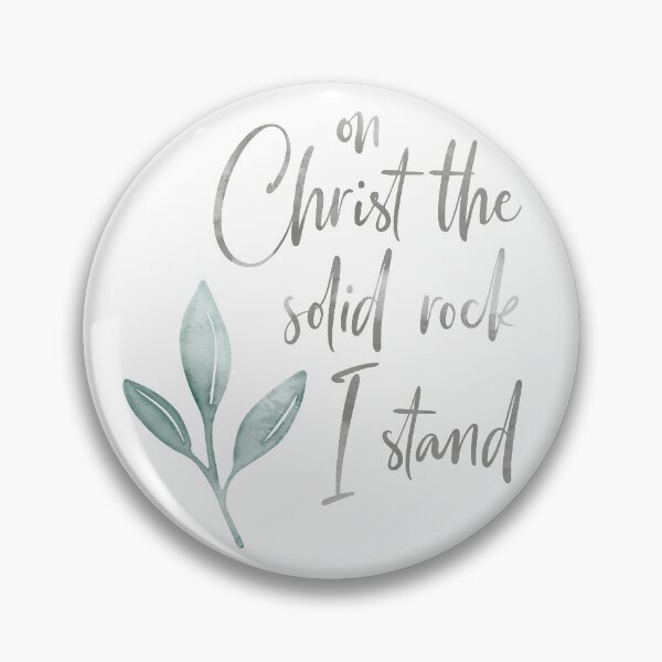 Item preview, Christ the Solid Rock designed and sold by TheJoyfulLilyCo.