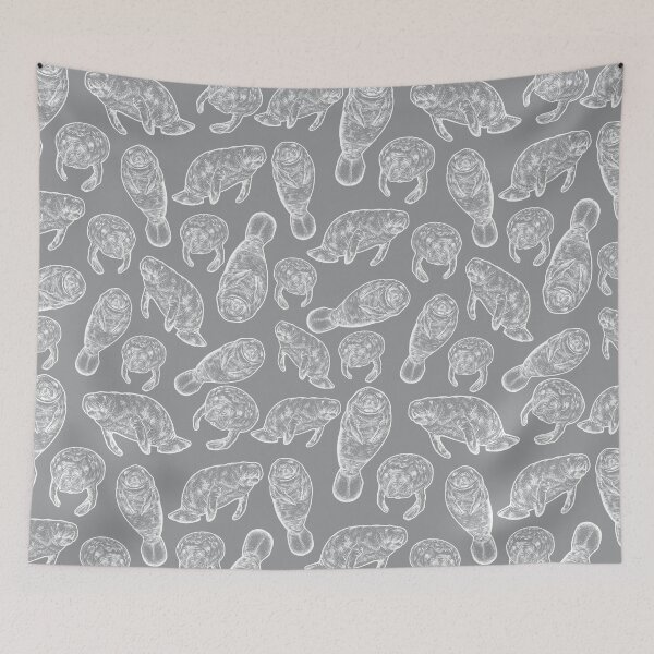 Item preview, Manatees - Ultimate Gray designed and sold by Elizabeth Weglein.