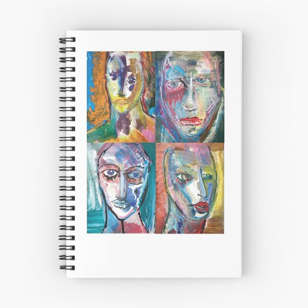 Item preview, 4 caras designed and sold by ExtemporeArt.