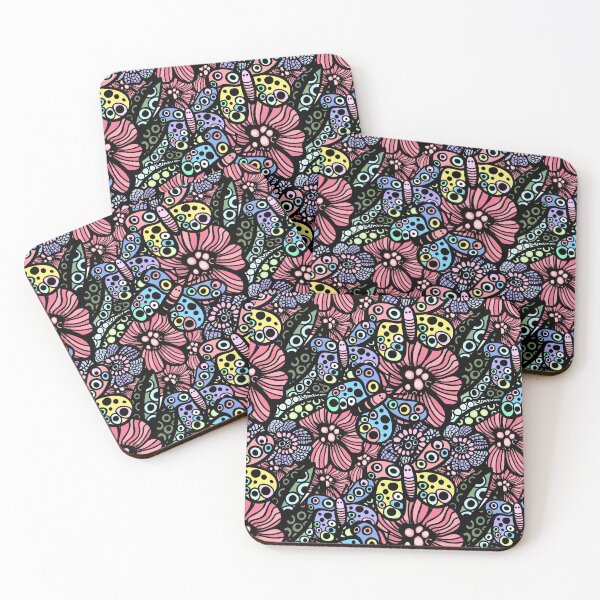 Item preview, Butterfly Doodle Pattern - Colorful Palette designed and sold by Sketchbook Designs.