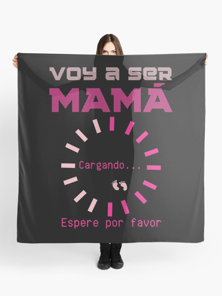 Voy a ser una Mamá Anuncio Embarazo Maternas Día del Madre Canvas Print  for Sale by mamaehm