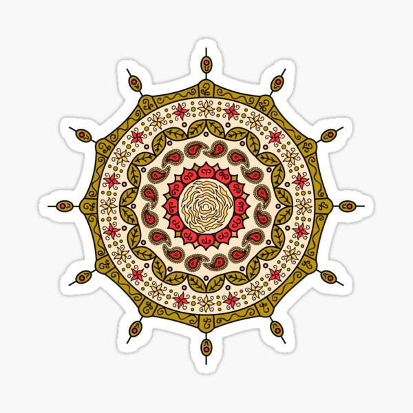 Item preview, Mehndi Fantasy Gold designed and sold by Valerie Bennett.