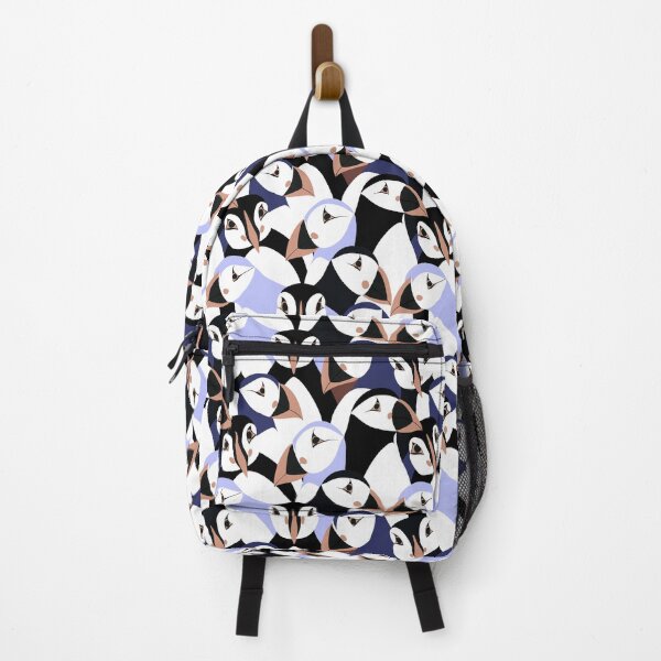 Item preview, Puffins in Periwinkle blue designed and sold by Griffletta.