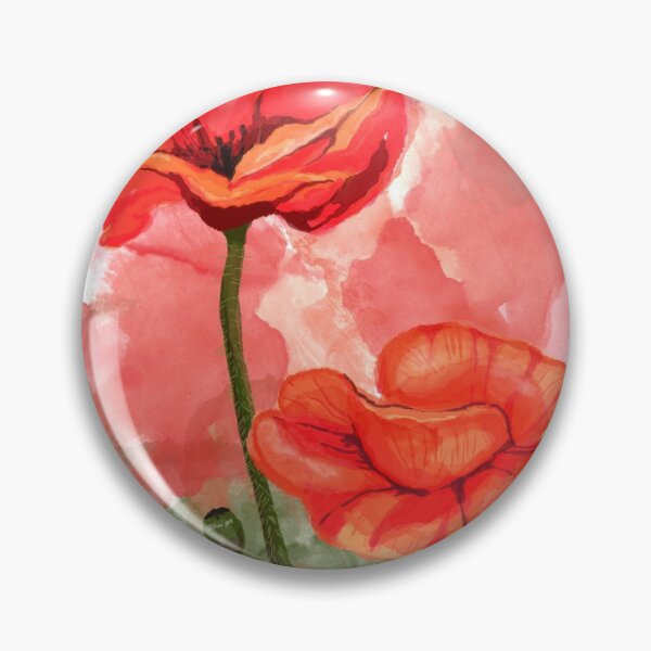 Artikelvorschau, Corn Poppy, Meadow flower, wild flower, Butterfly entworfen und verkauft von MrManu.