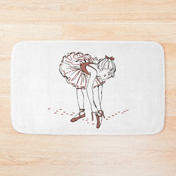Item preview, Retro Ballerina Putting on Shoes designed and sold by Yviemakes.