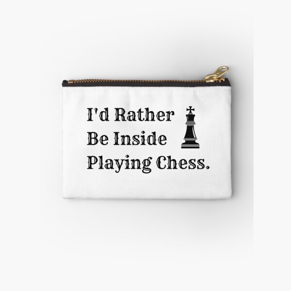 Item preview, I'd Rather Be Inside Playing Chess | Chess Design | Chess Player | Chess designed and sold by Presto Prints Design.