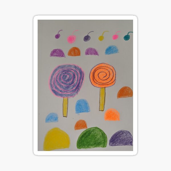 colorful candy Sticker