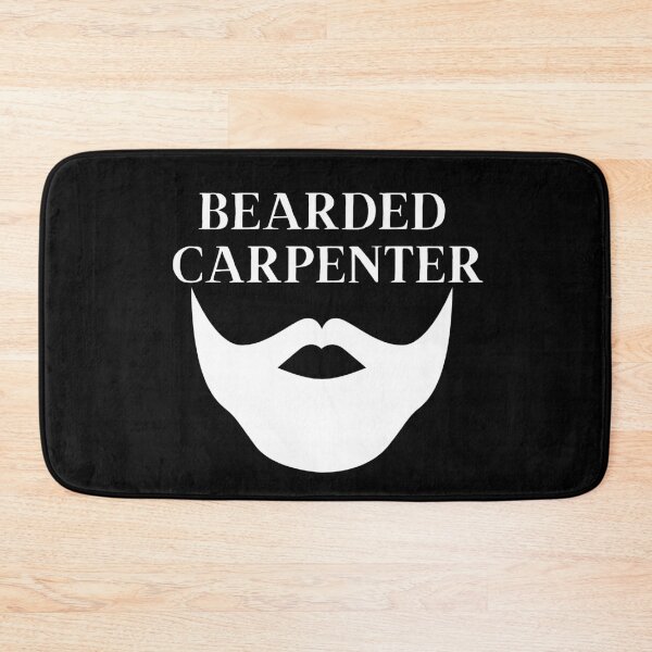 Item preview, Bearded Carpenter White Design designed and sold by SweetAndSpice.