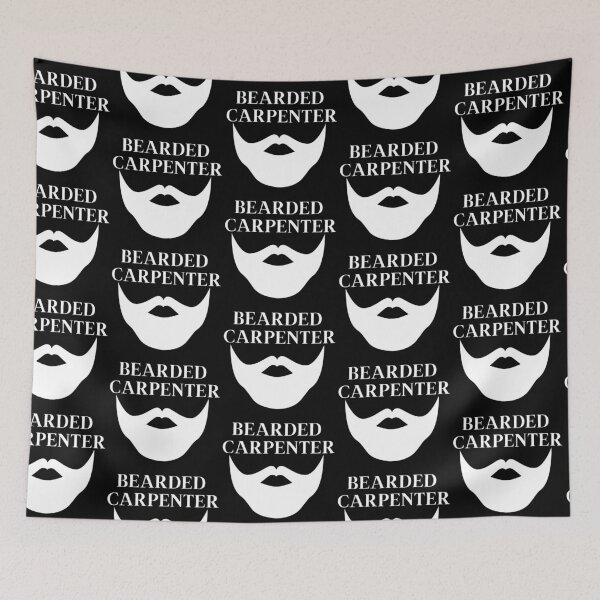 Item preview, Bearded Carpenter White Design designed and sold by SweetAndSpice.