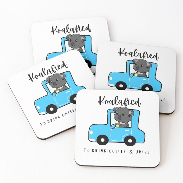 Item preview, Totally Koalafied to drive Funny Koala tea pun  designed and sold by eucagarland.