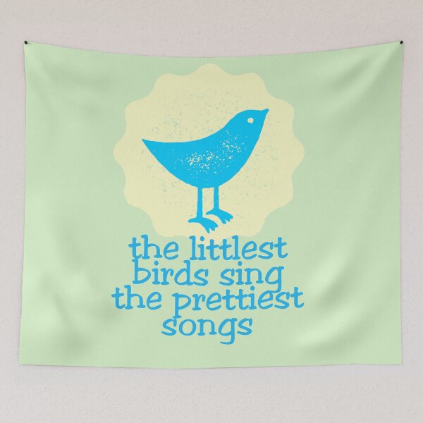 Item preview, littlest birds sing the prettiest songs designed and sold by sandpiperstudio.