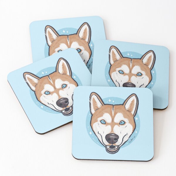 Item preview, Blue-eyed Red Husky designed and sold by CircusCreative.