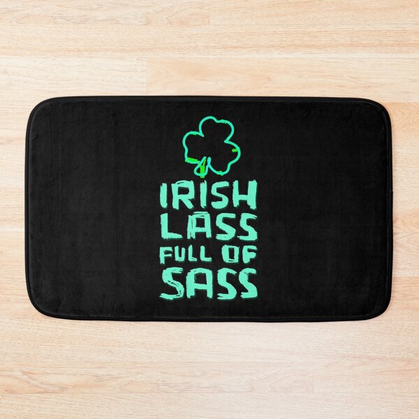 Item preview, Irish Lass Full Of Sass, St Patricks Day designed and sold by badlydrawnbabe.