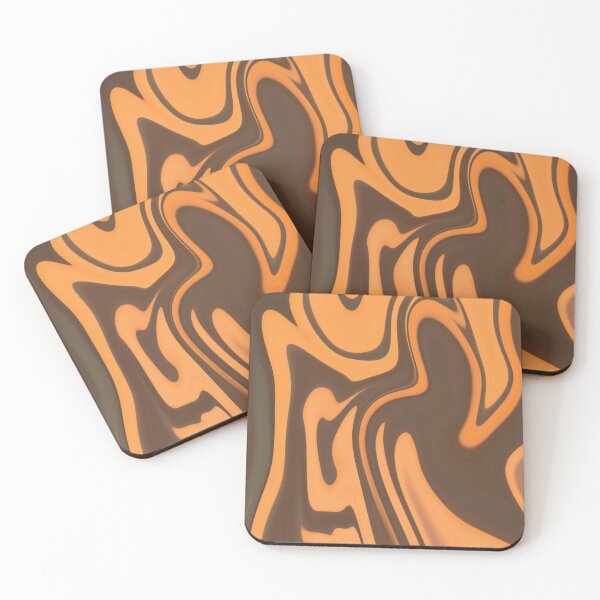 Item preview, Liquid Art Orange Brown designed and sold by Repayh.