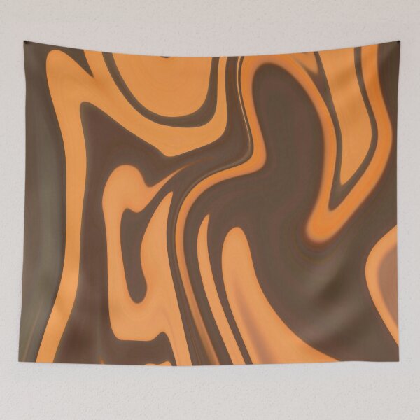 Item preview, Liquid Art Orange Brown designed and sold by Repayh.