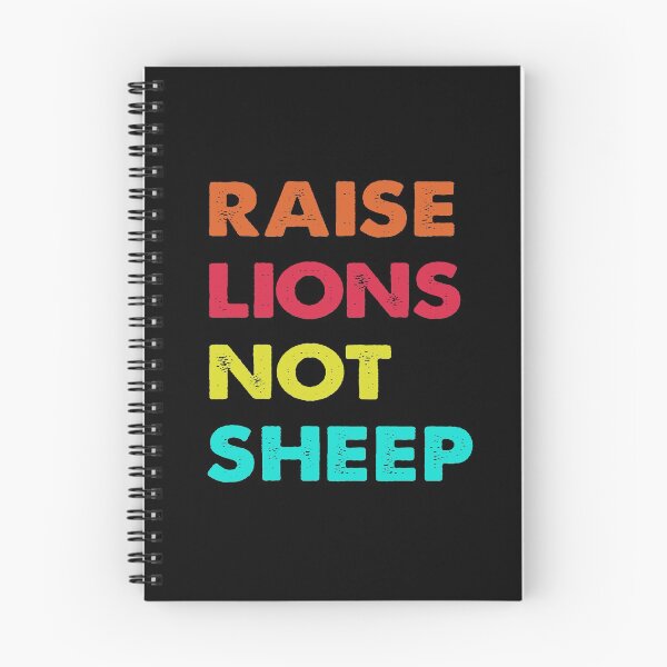 Item preview, RAISE LIONS NOT SHEEP TRENDING designed and sold by ContreiDesign.