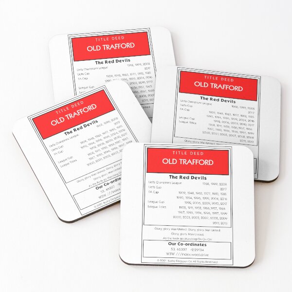 Item preview, Manchester United Monopoly Style Title Deed designed and sold by birchy1205.