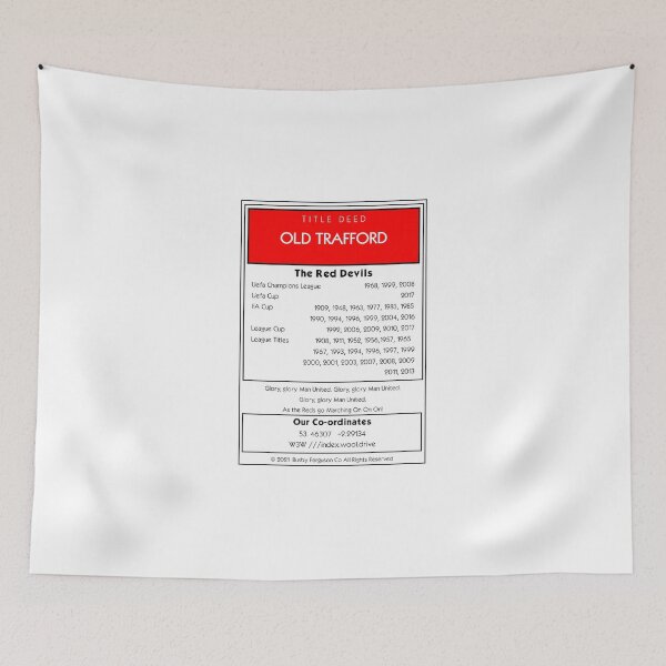 Item preview, Manchester United Monopoly Style Title Deed designed and sold by birchy1205.