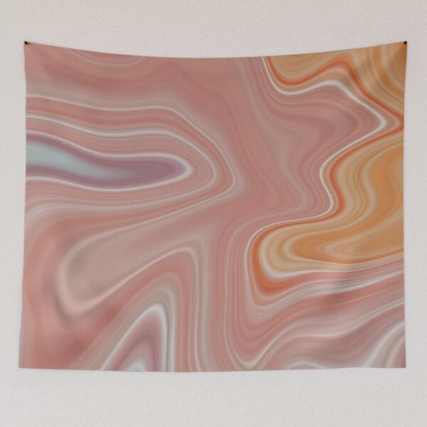 Item preview, Liquid Art Pink Orange designed and sold by Repayh.