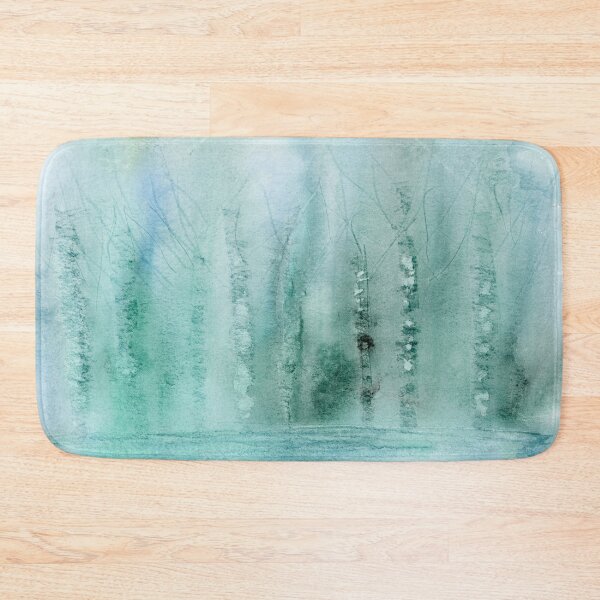 Item preview, Green Foggy Forest Abstract.  Watercolor Abstract Landscape designed and sold by Eugenia Alvarez.