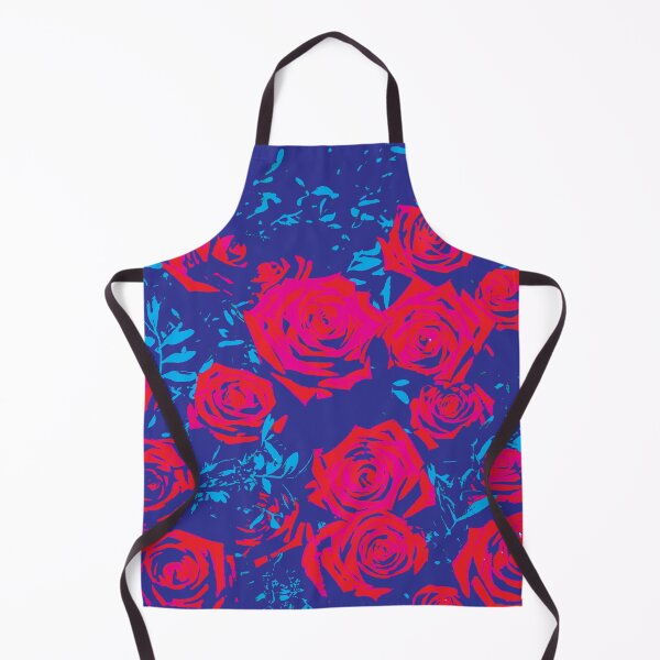 Item preview, Red intense rose flowers abtract pattern designed and sold by myseptember18th.