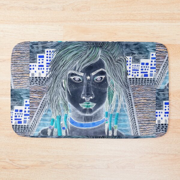 Item preview, Trippy City Girl designed and sold by Rebel-Who-Roars.