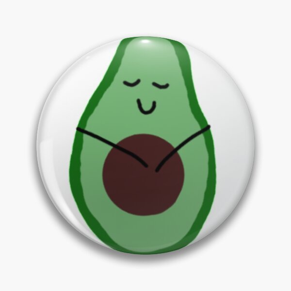 Item preview, cute meditating happy avocado designed and sold by emilybujos.