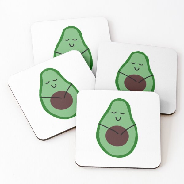 Item preview, cute meditating happy avocado designed and sold by emilybujos.
